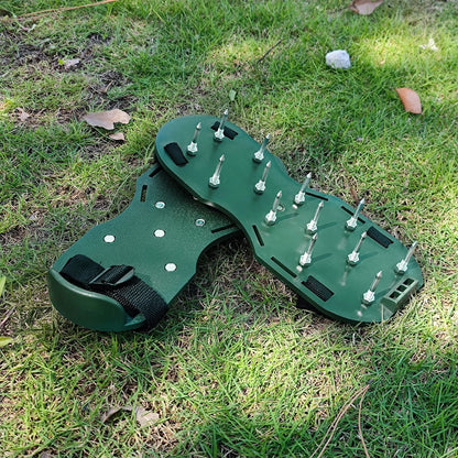 Lawn Aerator Shoes Adjustable Spiked Aerating Sandals Machine Gardening Tools Products Manual Ground Surcador Accessories Tool