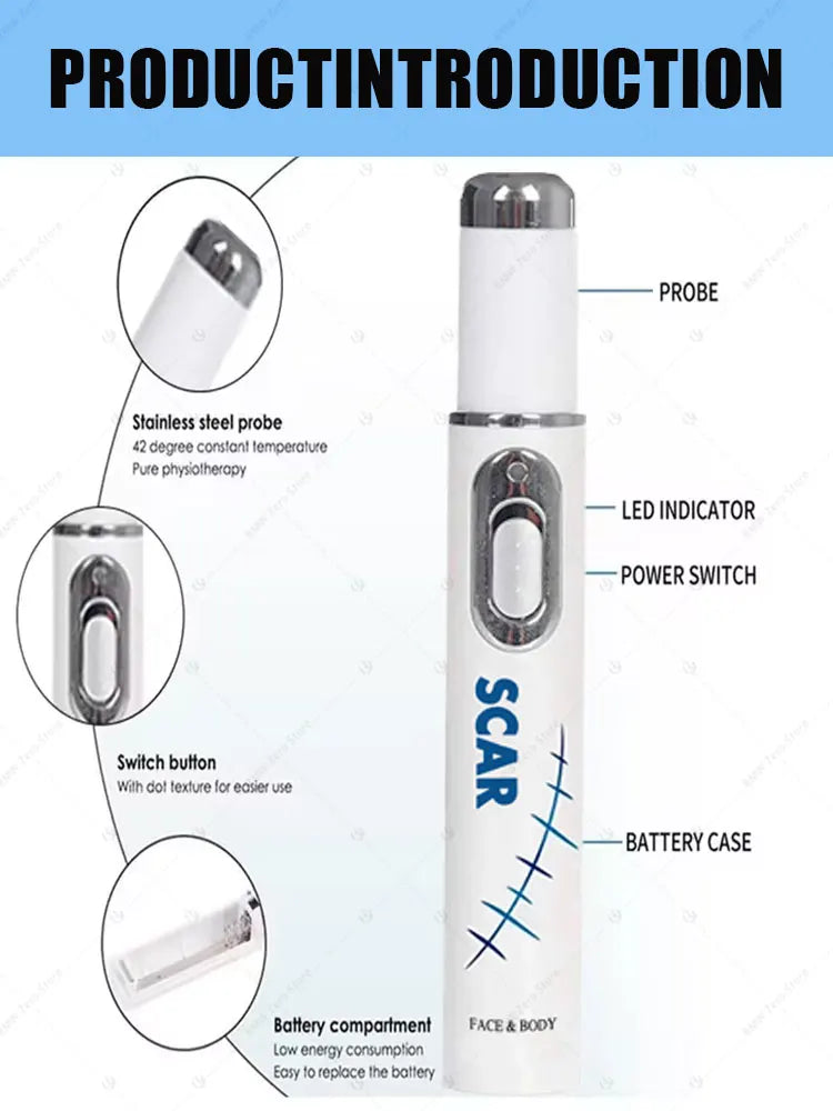 Silicone-based scar laser for skin care soothes discomfort daily use