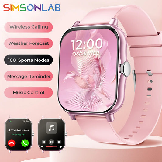 2026 New Smartwatch Bluetooth Call Fitness Tracker Heart Rate Sleep Record Outdoor Sport Watch for  Android/IOS Men Women Gift