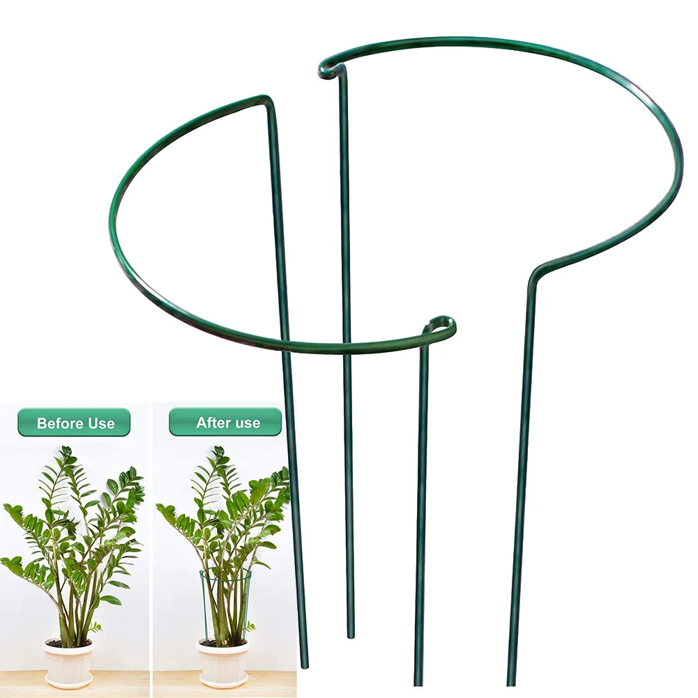 Sturdy Metal Plant Support Stakes Vegetables Garden Flower Pot Plant Metal Iron Fixing Rod Support Climbing