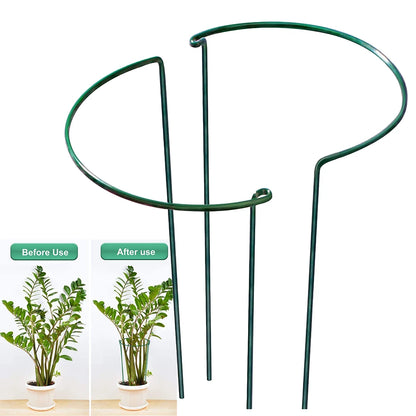 Sturdy Metal Plant Support Stakes Vegetables Garden Flower Pot Plant Metal Iron Fixing Rod Support Climbing