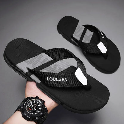 Summer Fashion Men Slippers Flip-Flops Outdoor Beach For Man Casual Breathable Antiskid Men's Sports Party Sneakers Shoes