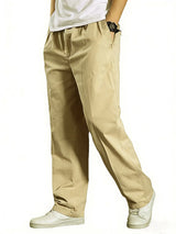 Men's Elastic-Waist Straight-Leg Pants — view 5