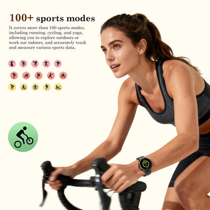 Blackview X30 Lady Smartwatch 1.26" HD AMOLED Screen Bluetooth Heart Rate Blood Oxygen Waterproof Fitness Tracker Android IOS