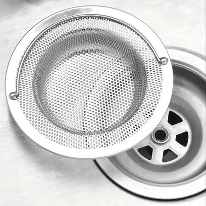 2-Pack Stainless Steel Sink Strainers - Thanksgiving Cooking & Clog Prevention for Kitchen and Bathroom Sinks.