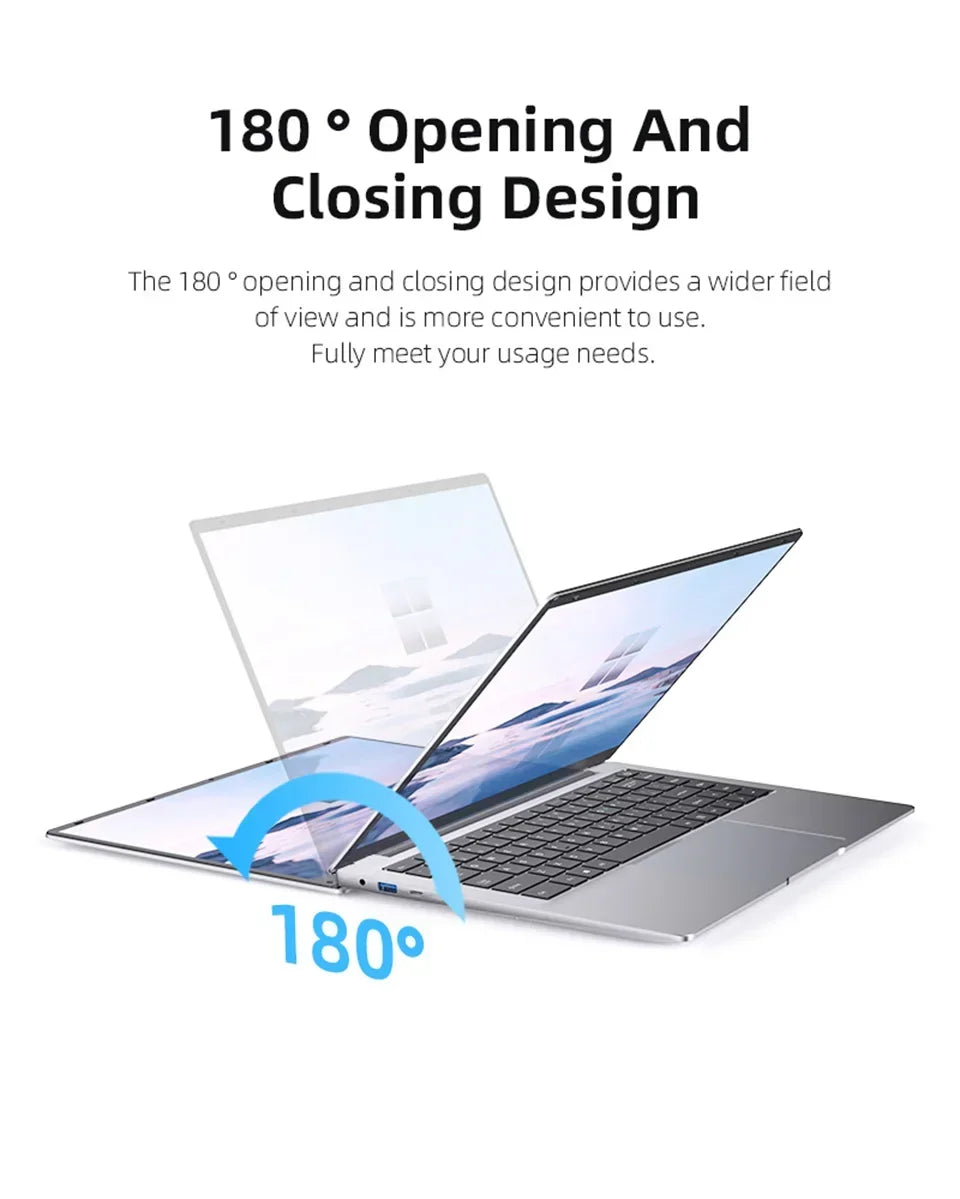14.1 Inch Business Ultra Portable Laptop 2026 Win11 DDR4 16GB/32GB RAM 2TB SSD Slim Office Notebook PC I9-9900 Intel 6500Y