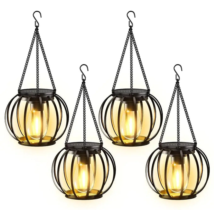 Hanging Solar Garden Lantern Set — product image