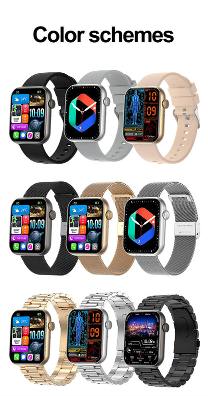 New Smart Watch For Women Full Touch Screen Bluetooth Call Waterproof Watches Sport Fitness Tracker Smartwatch Lady Reloj Mujer