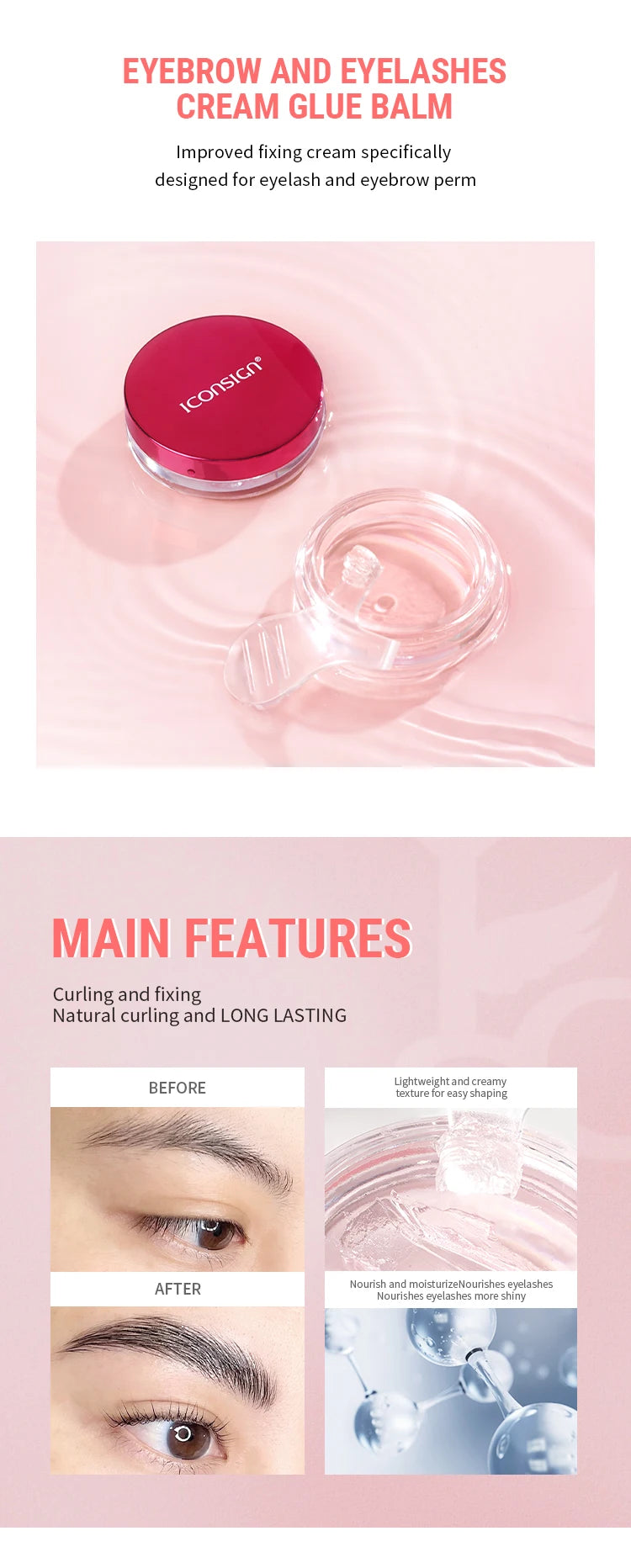 Dropshipping 2IN1  Eyelash Lifting Kit Fast Perming LASH & BROW Liftng Kit  Lasting 6-8 Weeks Mascara  Enhancer Makeup Tools