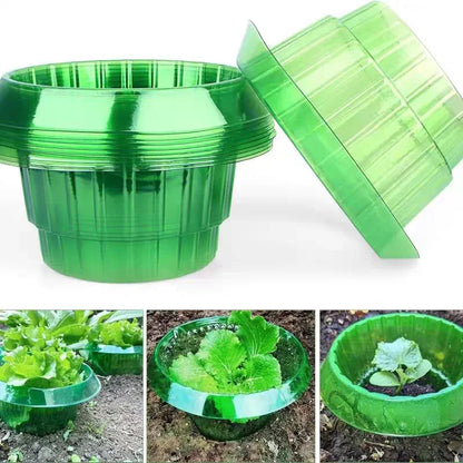 1/30pcs Plants Slug Protection Rings Green Planter Flower Pot Snail Vegetables Cover Reusable Pest Control Trapper Garden Tool