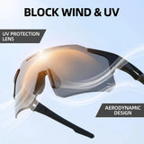 Oversized Wraparound Sports Sunglasses — view 4