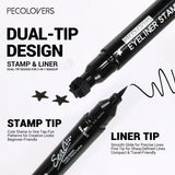 Decorative Stamp Eyeliner Pen — 8 Pieces — view 6