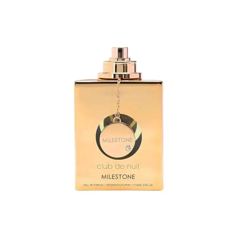 Club De Nuit Milestone Unisex perfume spray, 3.6 oz., wood flower and musk perfume, suitable for various occasions