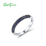 Blue Sapphire-Style Fashion Ring — product image