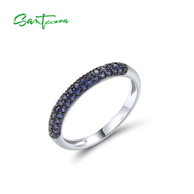 Blue Sapphire-Style Fashion Ring — product image