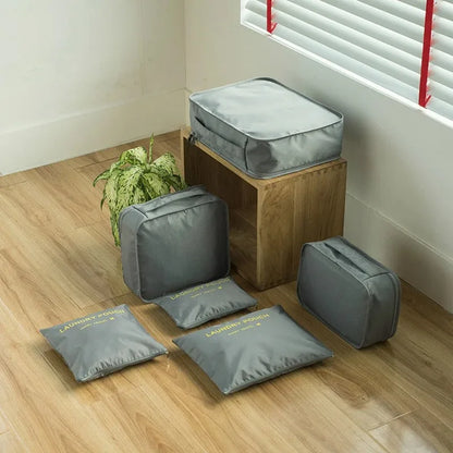 6/8Pcs Set Travel Bag Organizer Clothes Luggage Travel Organizer Blanket Shoes Organizers Bag Suitcase Pouch Packing Cubes