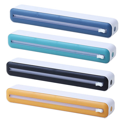 Food Film Dispenser Cutter Magnetic Plastic Cling Film Wrap Dispenser Aluminum Foil Stretch Film Cutter Kitchen Tool Accessories