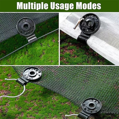 Awning Plastic Clips, Outdoor Shade Cloth Net Clip, Camping Garden Tools, Building Fence, Fix Clamp Awning Hook, 5-100Pcs