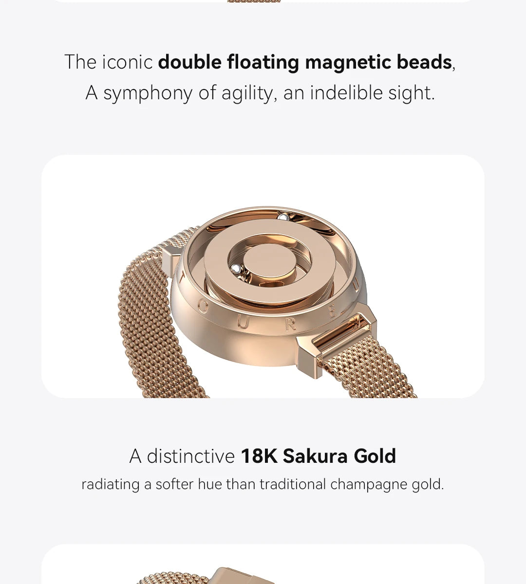 Eutour New Original Magnetic Rose Gold Trend Women's Watches Female Student Quartz Watch Simple Fashion Women's Watches
