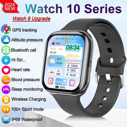 New Smart Watch Women Series 10 Screen Bluetooth Call Heart Rate Blood Pressure Men GPS Smartwatch for Android IOS Sports Watch