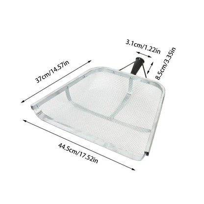 Garden Sifter for Soil Sturdy Stainless Steel Soil Sieve with Easy Grip Handle Ergonomic Portable Farm Shovel Multifunctional