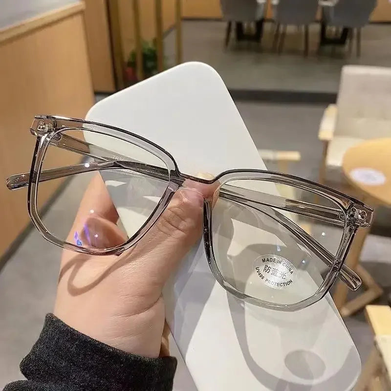 1/2/3 PCS Blue Light Blocking Glasses Fashion Square-framed Glasses Trend Campus Style Clear Black Frame Back To School Dress
