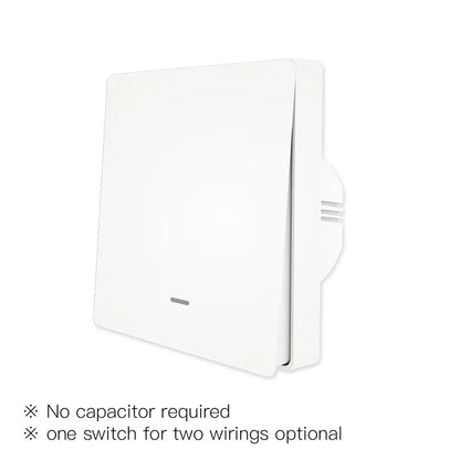 MOES Smart Light Switch Tuya ZigBee No Neutral Wire No Capacitor Needed Smart Life 2/3 Way Works with Alexa Google APP Remote