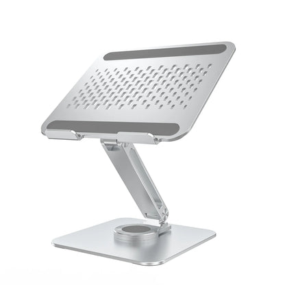 360° Rotatable Stand Metal Aluminum For Laptop Holder Adjustable Anti-Slip Silicone Base Stability for Tablet ﻿Portable Monitor