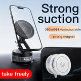 Vacuum Magnetic Car Phone Mount — view 5