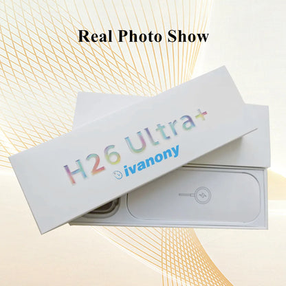 New Amoled H26 Ultra Plus Smart Watch 1GB Memory Support Whatsapp Reply Compass Offline Music Series 11 Smartwatch Men Women