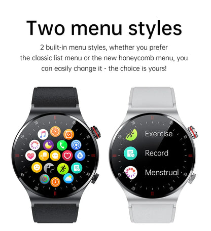 2025 NFC Bluetooth Call Smart Watch Men Full Screen GPS Sports Bracelet Waterproof ECG Health Monitor SmartWatch for IOS Android
