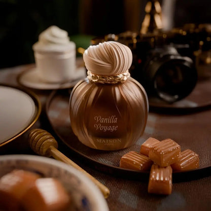 Vanilla Voyage 75ml EDP Unisex Perfume Long Lasting Sweet Vanilla Amber Musk Scent Luxury Signature Fragrance Gift For Men Women