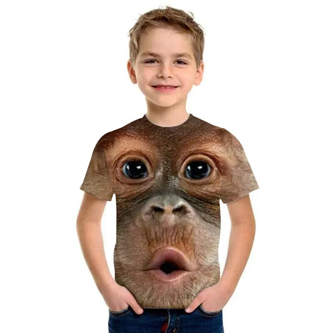 Kids' Monkey Face T-Shirt — product image