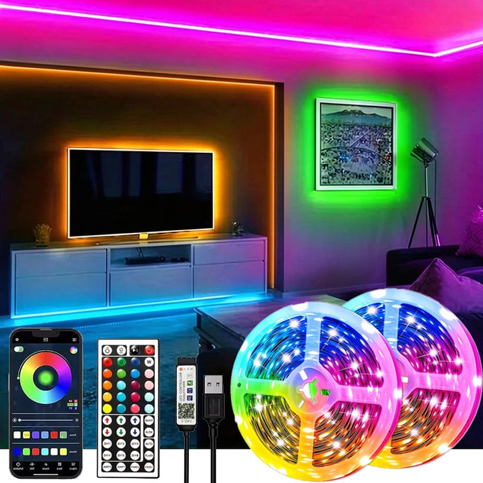 USB RGB LED Strip with Remote — product image
