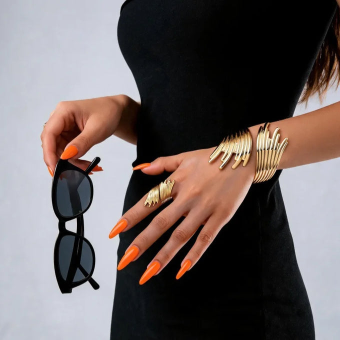 Feather Bracelet & Ring Set — product image