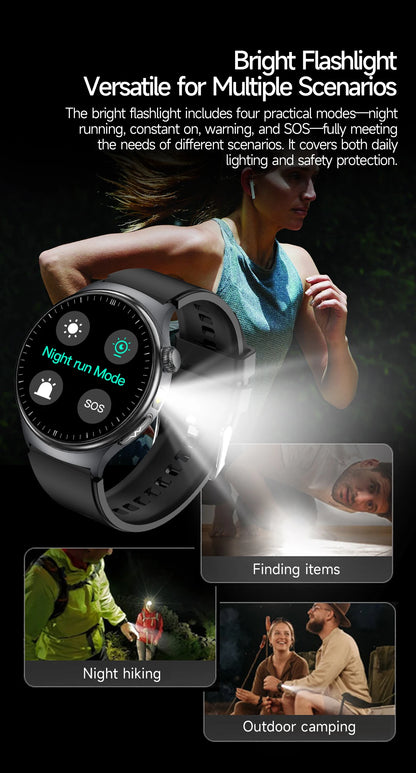 2026New High-end Health Smart Watch For Men Women Blood Lipids Uric Acid Blood Pressure Accurate Data ECG+PPG BT Call Smartwatch
