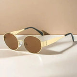 Oval & Geometric Sunglasses Set — view 4
