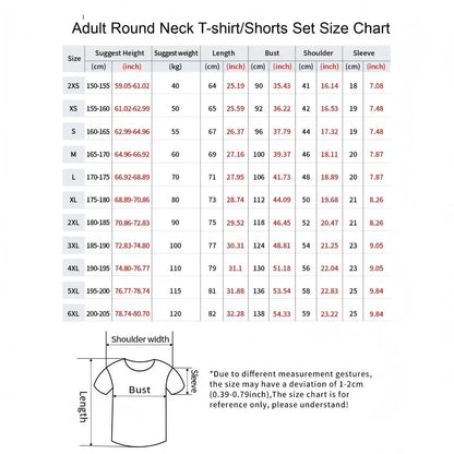 New Y2K Striped Digital Print Casual Oversized Mid-Length Round Neck Drop Shoulder Women Tshirt Street Fashion Casual Sports Top