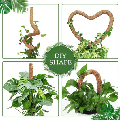 Bendable Moss Pole, Plants Climbing Support Extension Pole, Monstera Palm Vines Soporte Stakes, Garden Potted Plant Accessories