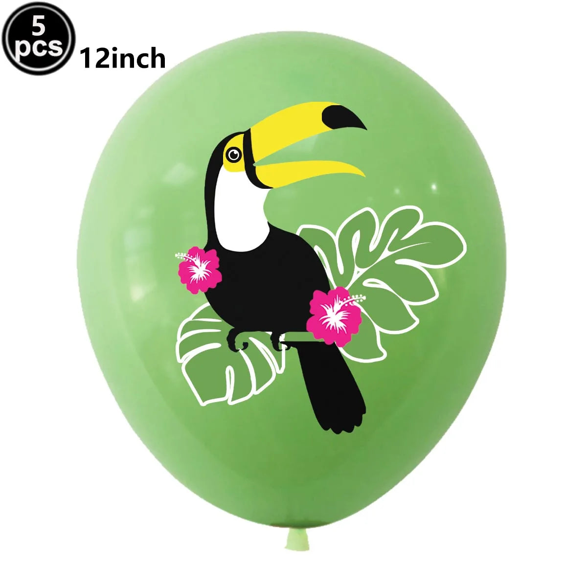 Hawaiian Party Photo Props Decorations Summer Beach Tropical Flamingo Party Supplies Aloha Banner Hawaiian Party DIY Supplies