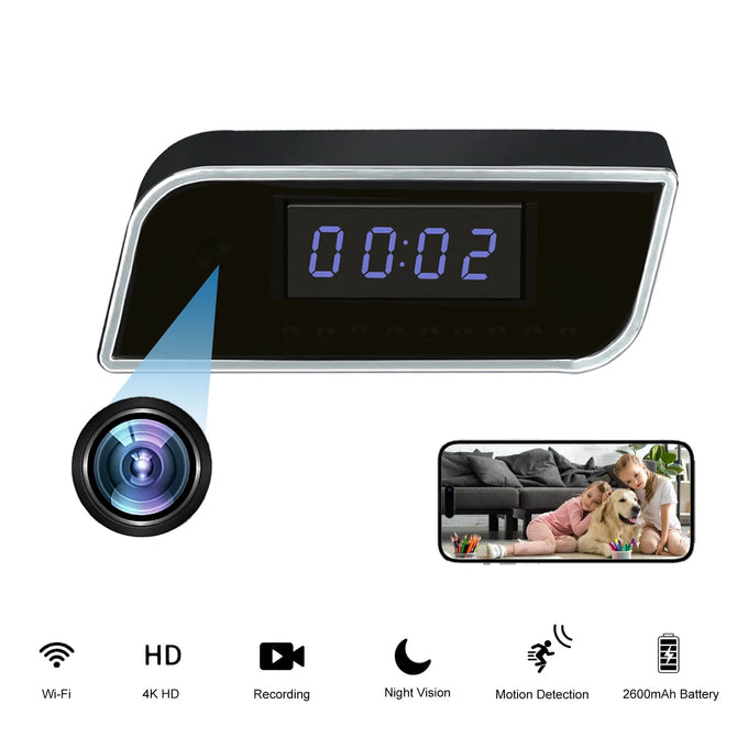 Wi-Fi Clock Monitoring Camera — product image