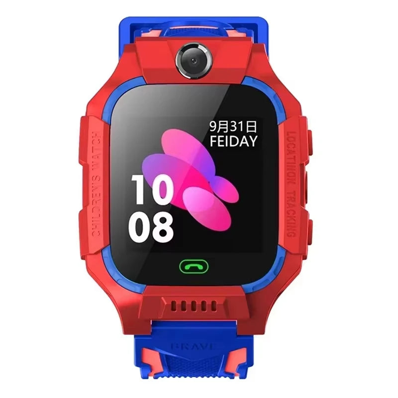 Lenovo 5G Kids Smart Watch 8K Camera SOS GPS Location Sim Card Call Waterproof Android Ios Child SmartWatch For Boys Girl