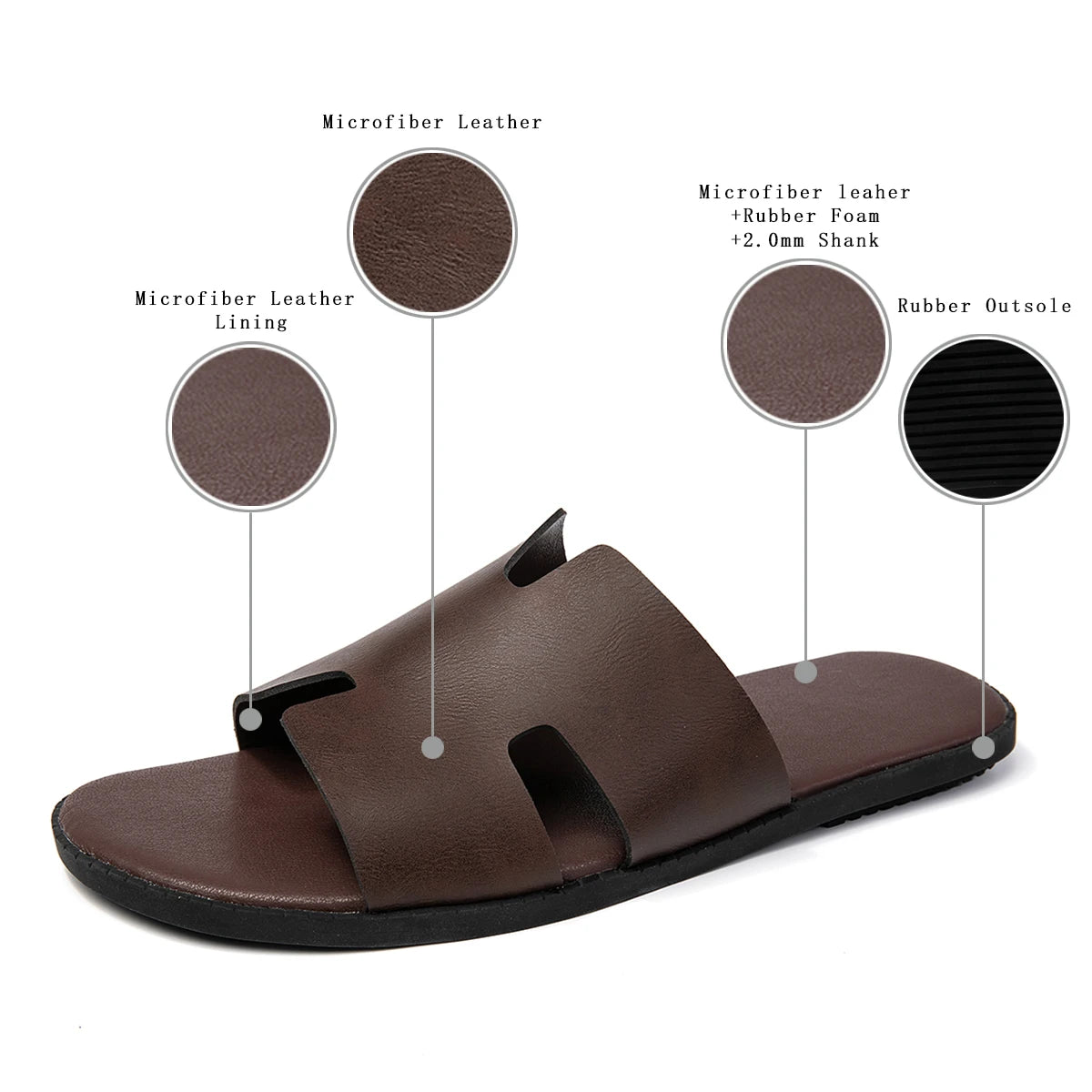 New men's daily shoes bathroom outdoor casual sandals non-slip and wear-resistant lightweight men's cool slippers