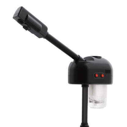 Face Machine Facial Steamer, Black Skin Moisturizing Mist Sprayer, Impact Resistant PP Material for Salon, Hospital, Home, 110V