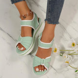 Open-Toe Platform Wedge Sandals — view 4