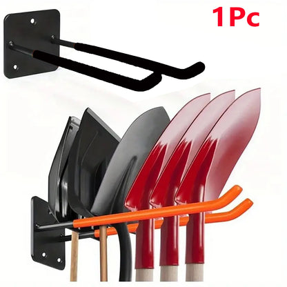 1 Garage Storage Hook for Gardening Tools, Wall Hook, Garage Organization and Storage, Shovel and Rake Hook Organizer, Yard Tool Rack, Garage Supplies