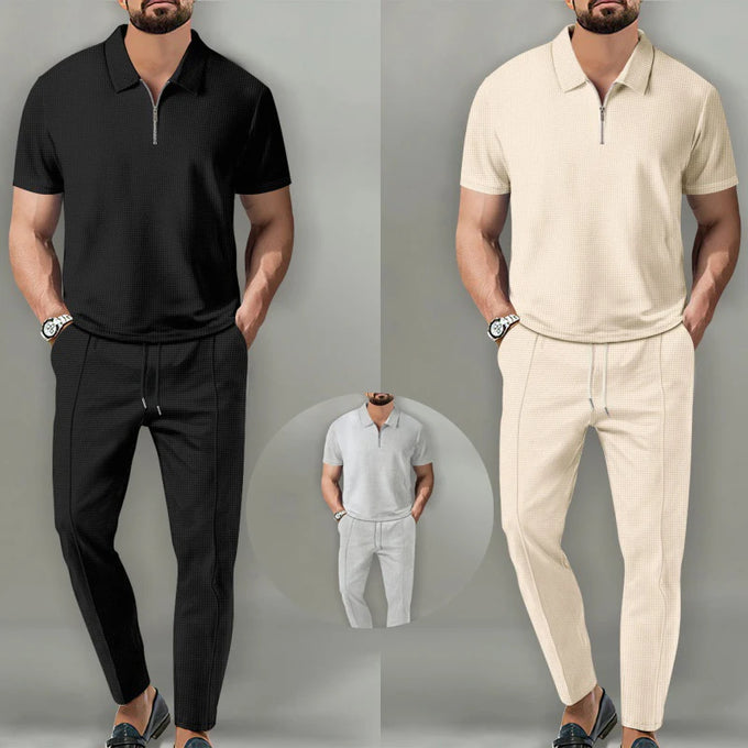 Men's Polo Shirt & Shorts Set — product image