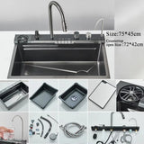 Waterfall Kitchen Sink & Faucet Set — view 11