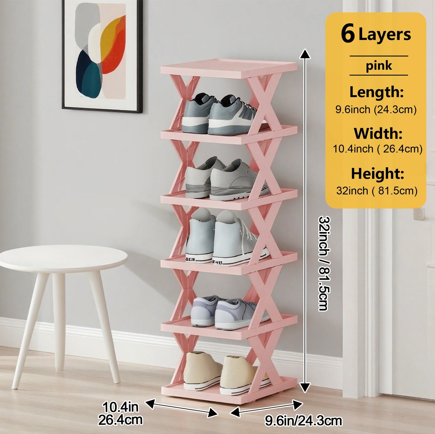 Shoe Rack Storage Organizer Detachable Shoe Racks Saves Family Household Rack Multi Layer Simple Shoes Shelf Color Cabinet
