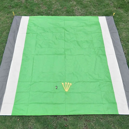200*210cm Waterproof Tent Floor Tarp Picnic Mat Ultralight Pocket Tent Footprint Beach Tarp with Sack Camping Hiking Accessories
